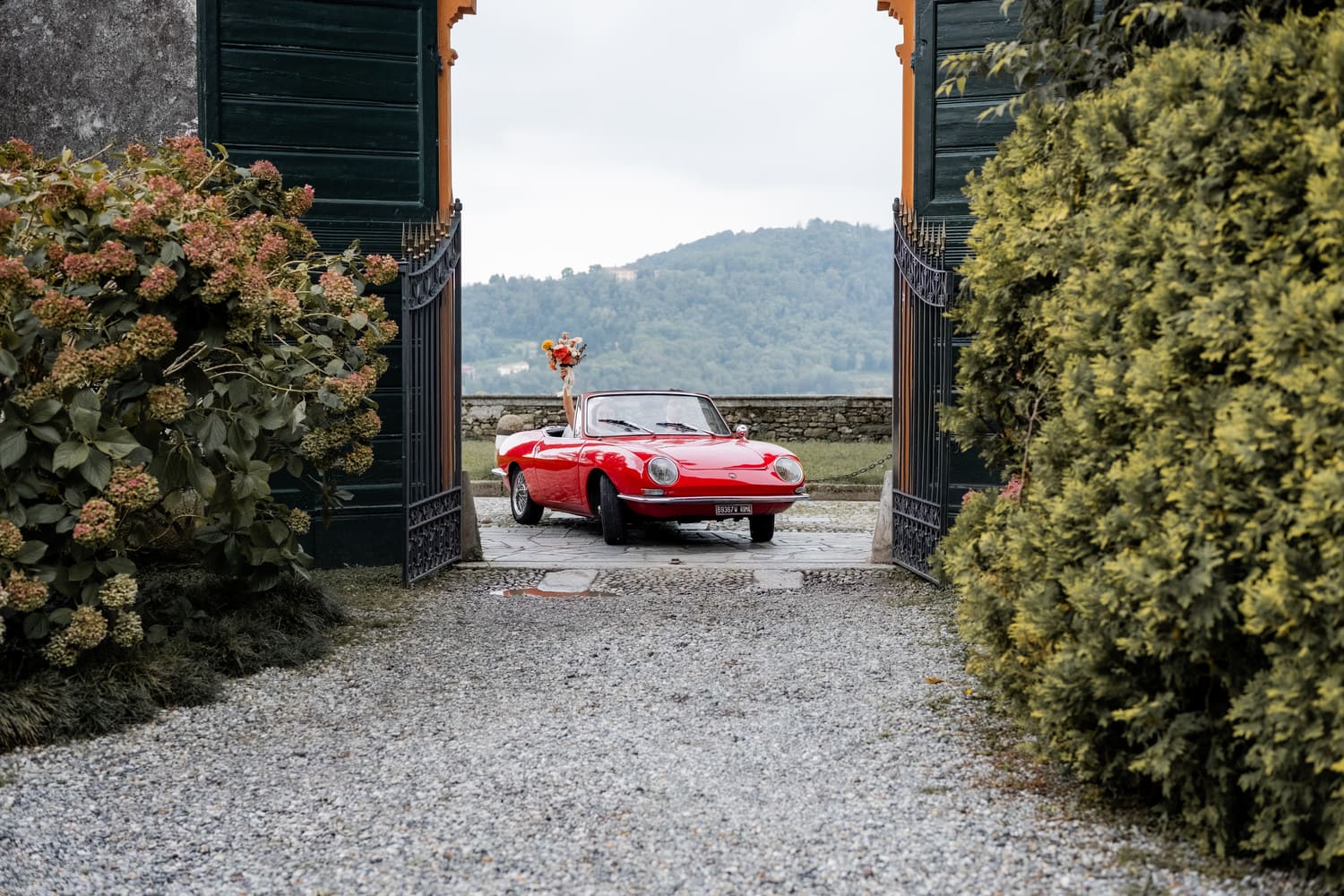 Sposi a villa sul Lago di Como