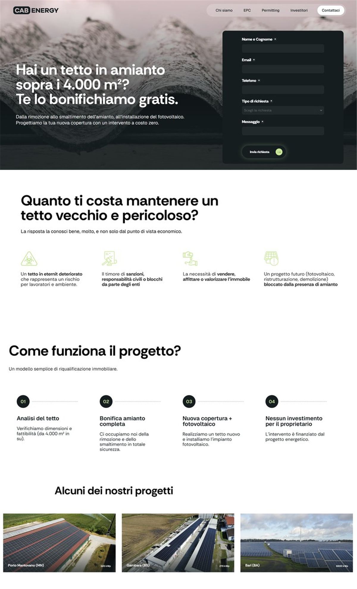 Anteprima CAB Energy — sito ufficiale