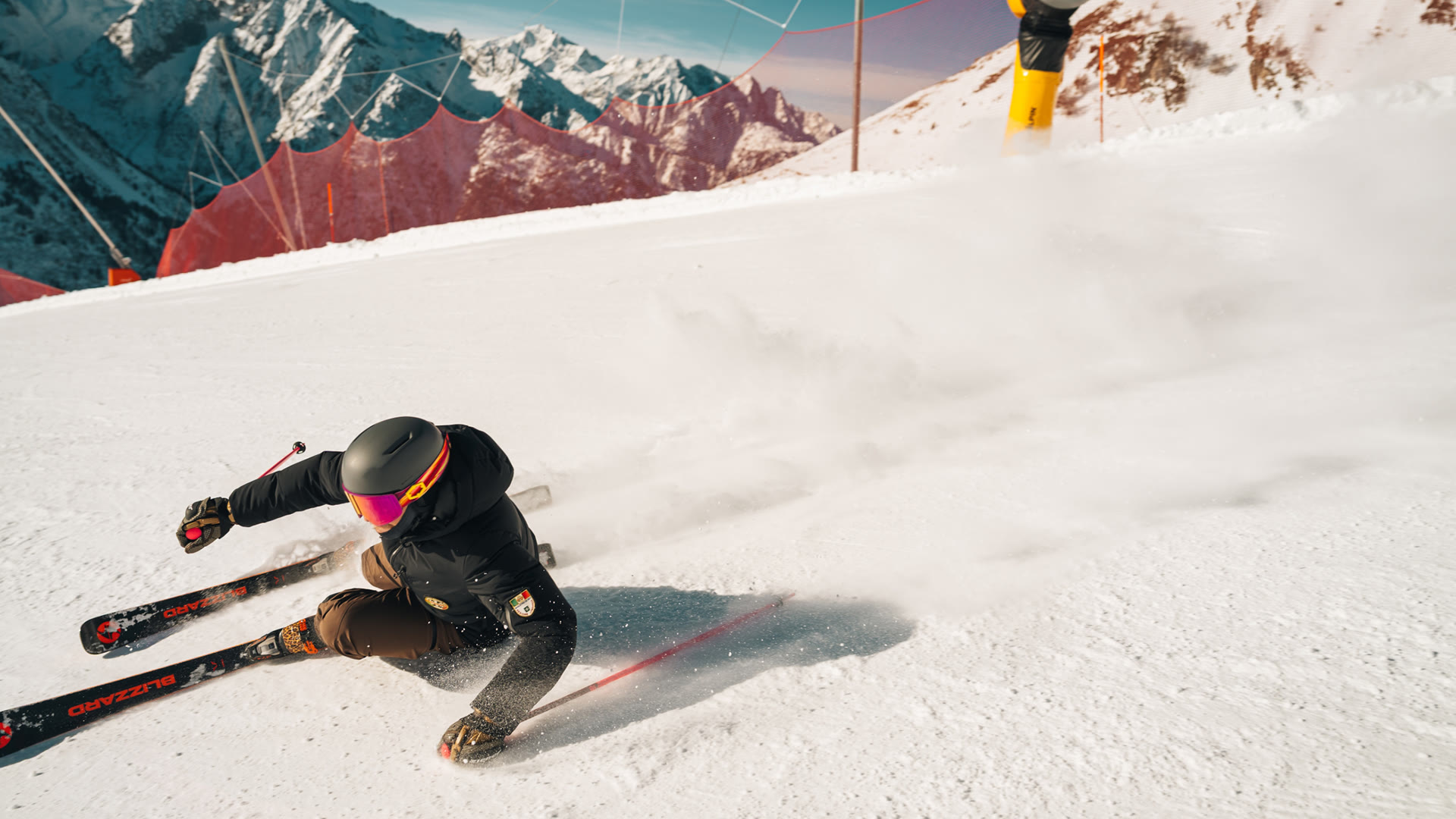 Carving a filo di neve